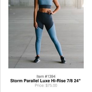 Zyia Storm Parallel Hi-Rise 7/8 24” Leggings